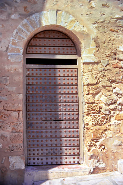 close-up of a doorway in Hammamet
