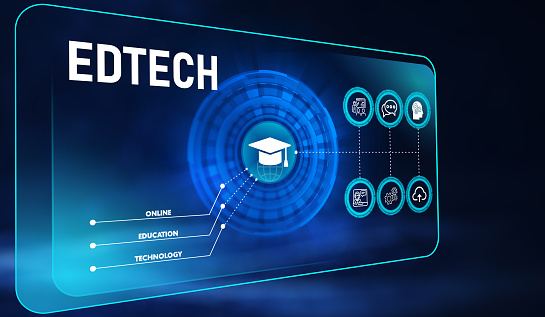 EdTech, Education technology distance learning online concept