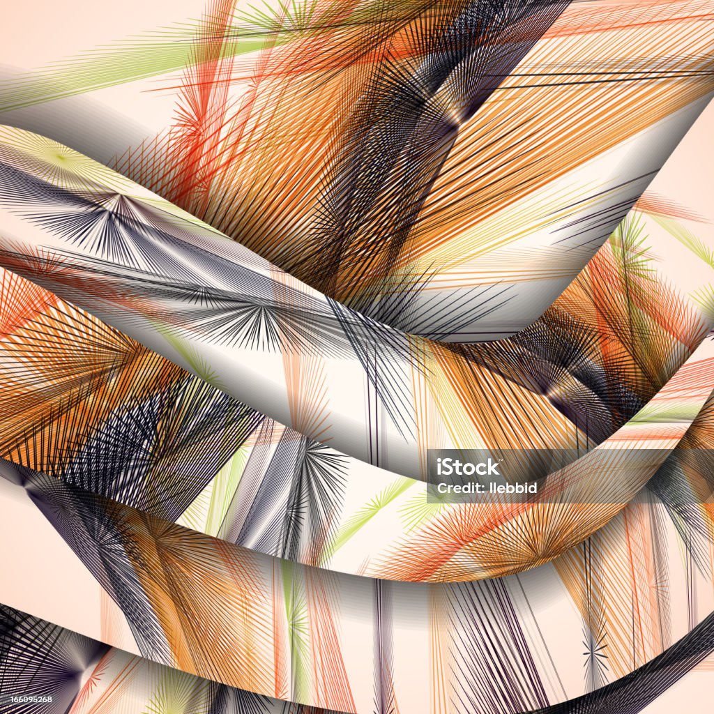 Patrón abstracto de líneas. - arte vectorial de Abstracto libre de derechos