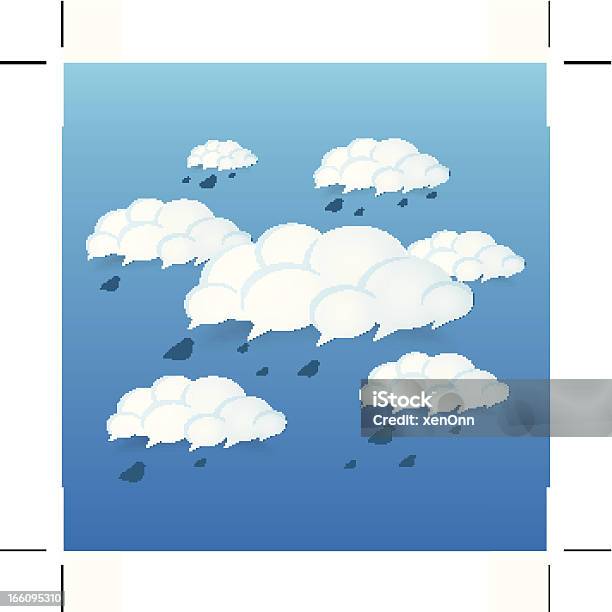Lacrime Cloud Concetto Sociale - Immagini vettoriali stock e altre immagini di Affari internazionali - Affari internazionali, Bolla, Cliente