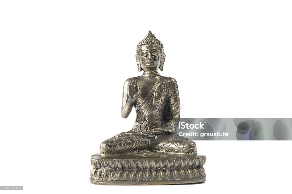 Металлизированный Будда - Стоковые фото Азиатская культура роялти-фри