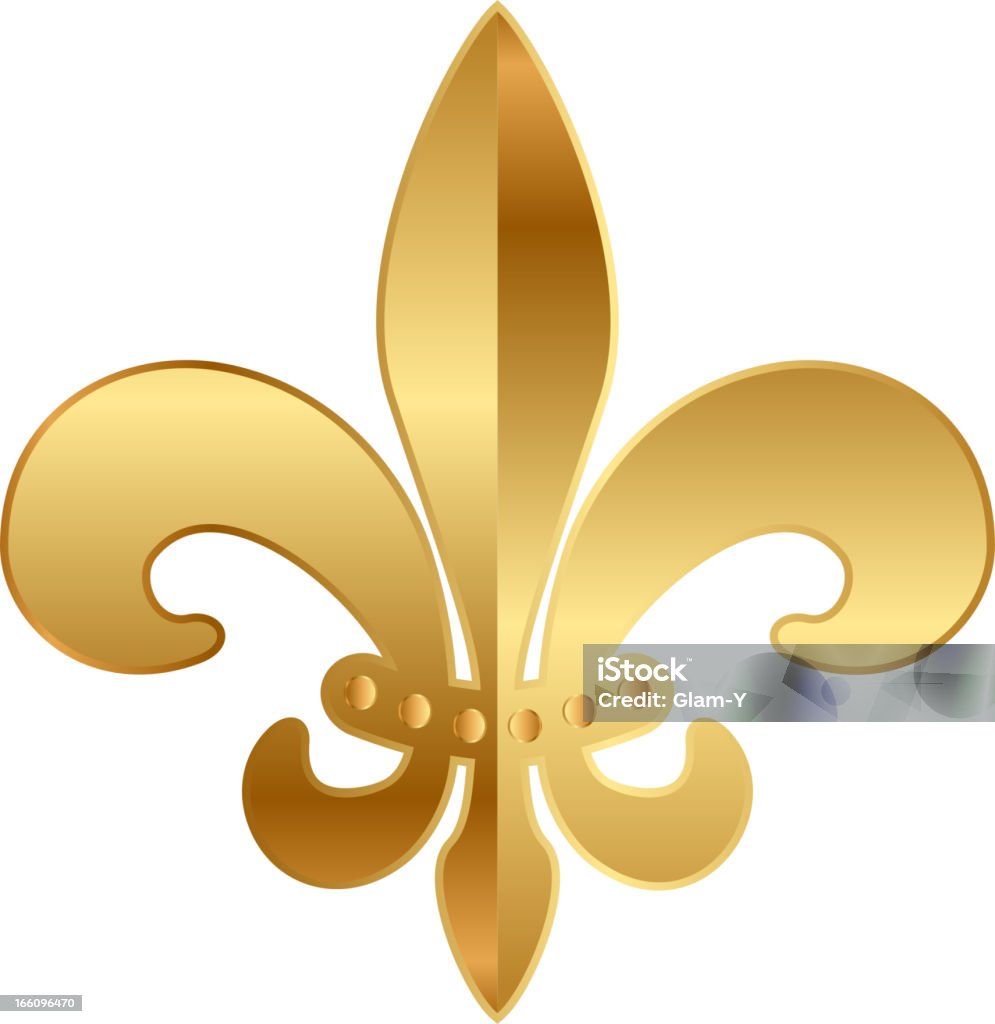 Fleur-de-lis - Royalty-free Coroa - Enfeites para a cabeça arte vetorial