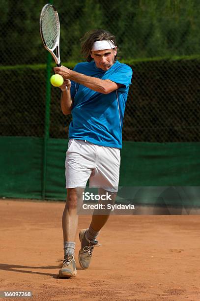 Da Tennis - Fotografie stock e altre immagini di Adulto - Adulto, Allenamento, Ambientazione esterna