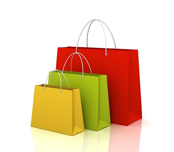 istock Colorful Shopping Bags 166097284