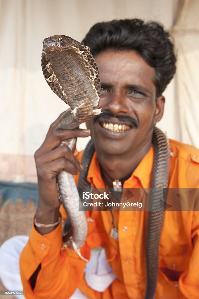 Cobra Schlangenbeschwörer Indien - Lizenzfrei 20-24 Jahre Stock-Foto