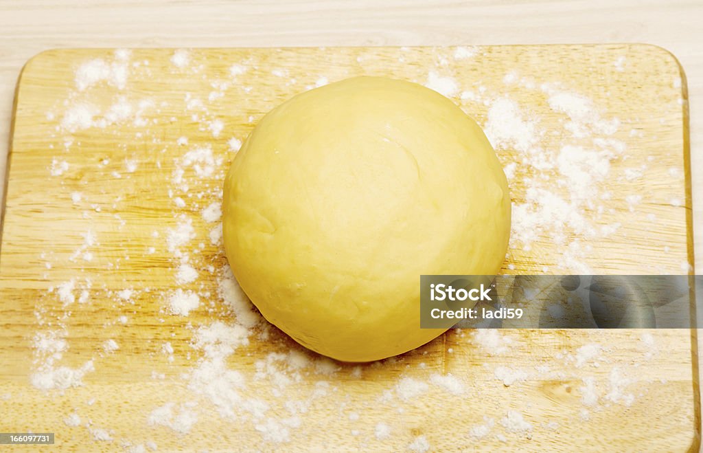 Finito pulire Impasto per il pane - Foto stock royalty-free di Agente lievitante