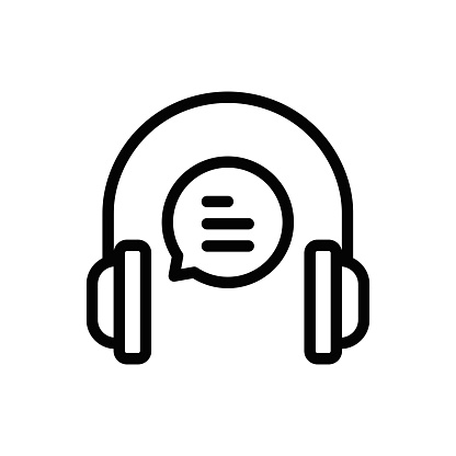 Headphone Line Icon