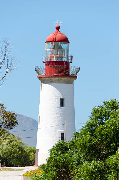 ロッベン島灯台 - cape peninsula flash ストックフォトと画像