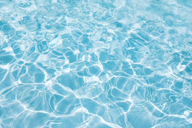 istock Abstract water background with ripples. Light caustics effect. Play of light and shadow, texture of twaves and splashes. 1661021989