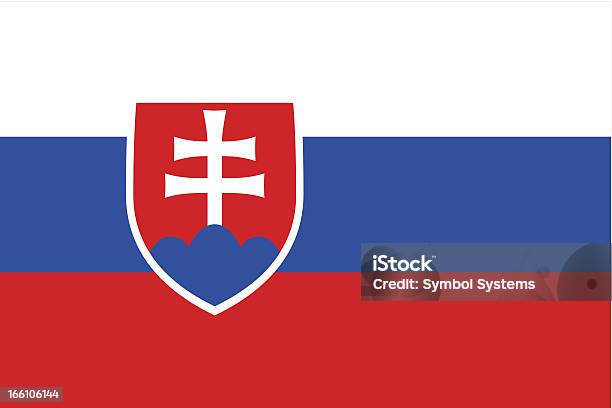 Slovakia Flag Stock Illustration - Download Image Now - Clip Art, Flag, Government