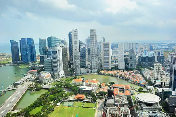 Photo of Singapore downtown
