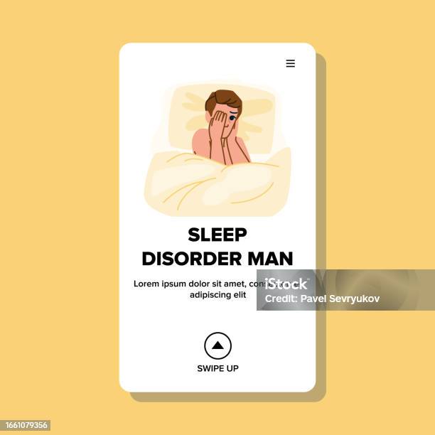 Sleep Less Pfp Less Sleep Disorder Man Vector Stock Illustration - Download Image Now ...