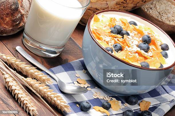 Gesundes Frühstück Mit Müsli Und Blaubeeren Stockfoto und mehr Bilder von Amerikanische Heidelbeere - Amerikanische Heidelbeere, Ausgedörrt, Beere - Obst