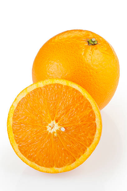 Orange sliced stock photo