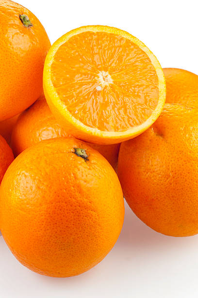 Group of oranges stock photo