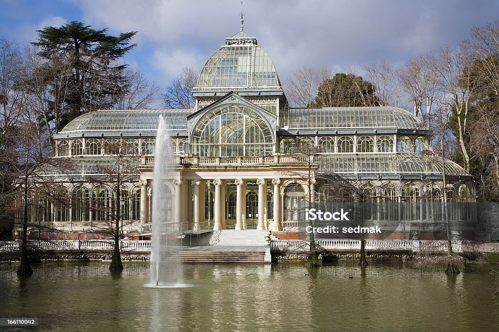Madrid-Palacio de Cristal, ou Palais de Cristal - Photo de Crystal Palace - Londres libre de droits