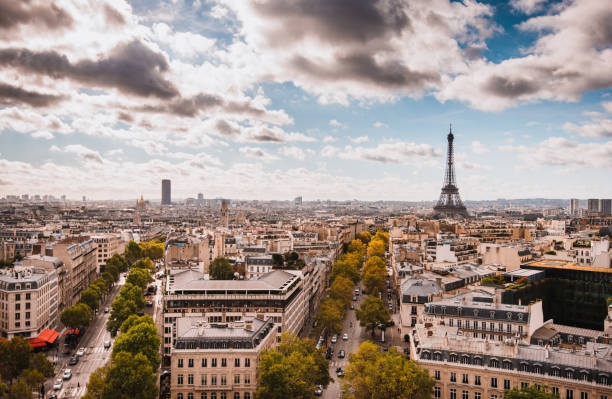 istock landscape with tour eiffel in paris 1661101643