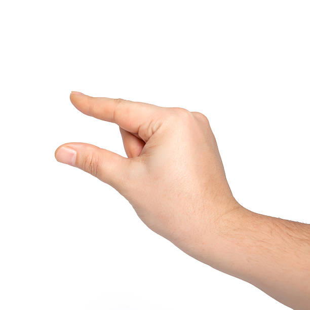 istock isolated male hand holding an object 166111735
