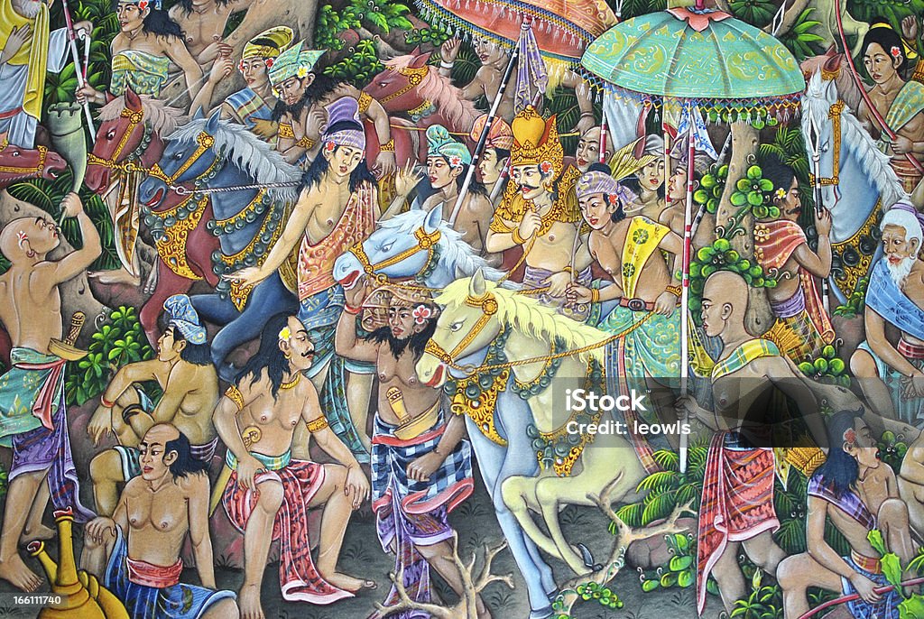 Pintura Balinês - Royalty-free Cultura Balinesa Foto de stock