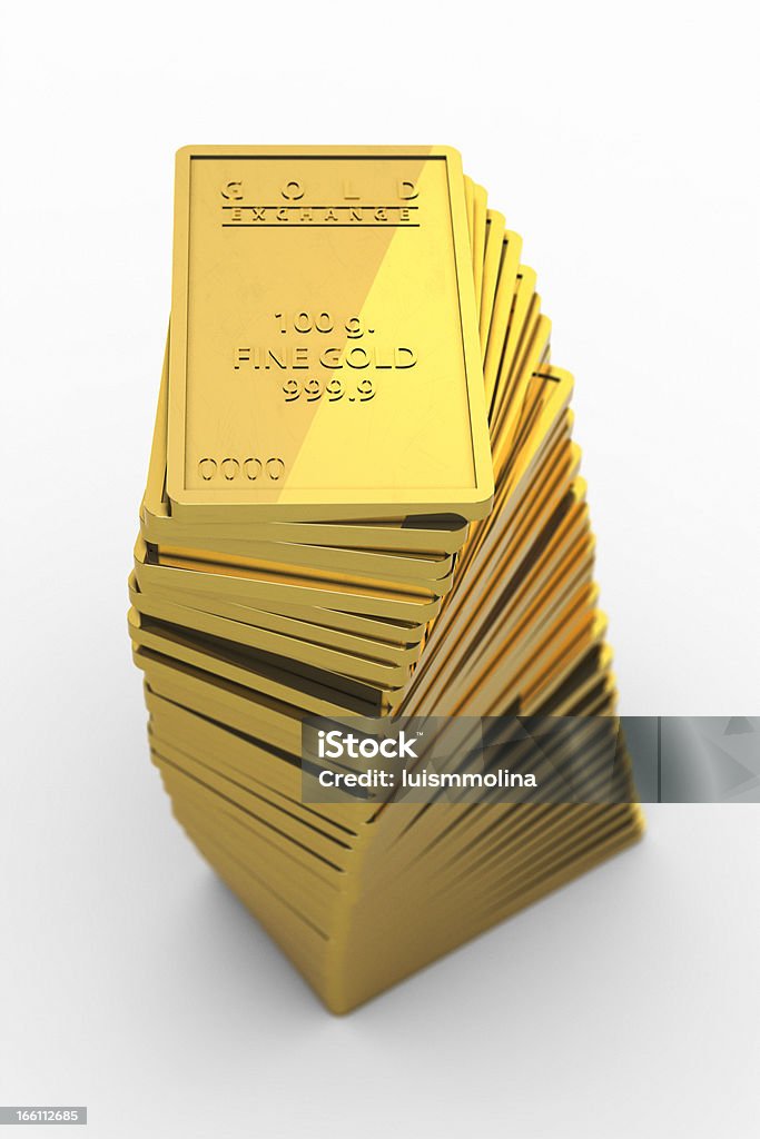 Gold Barra de Ouro - Foto de stock de Barra de Ouro royalty-free