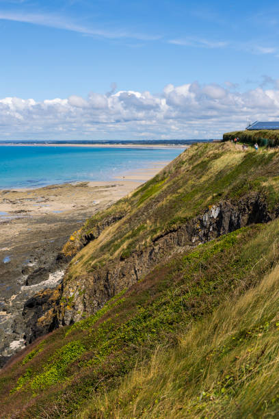 istock Pointe du Roc cliff in Granville at low tide 1661153987