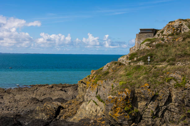 istock Pointe du Roc at low tide in Granville 1661155043