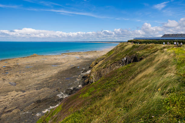 istock Pointe du Roc cliff in Granville at low tide 1661155317
