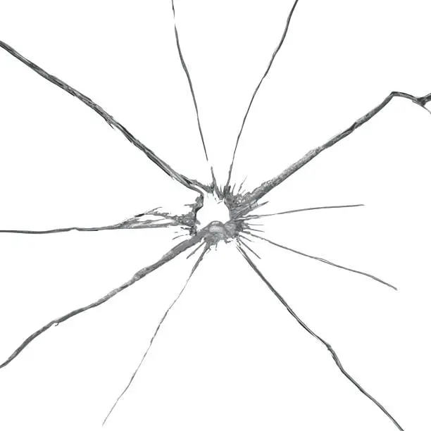 Vector illustration of vector broken glass background