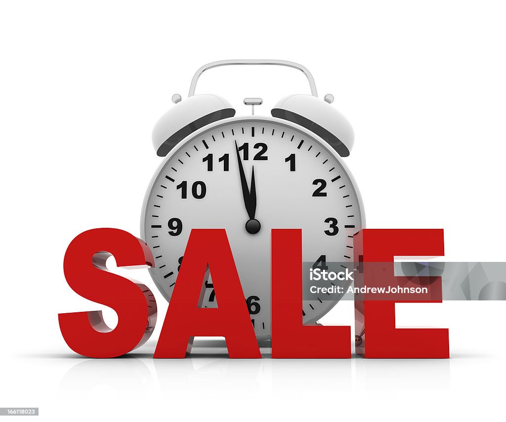 Alarm Clock and Sale See more deadline clock concepts here: Sale Stock Photo