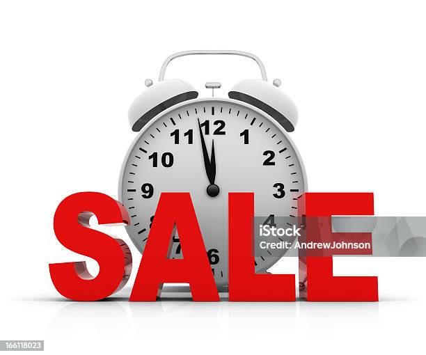 Alarm Clock And Sale Stock Photo - Download Image Now - Sale, Urgency, Alarm Clock