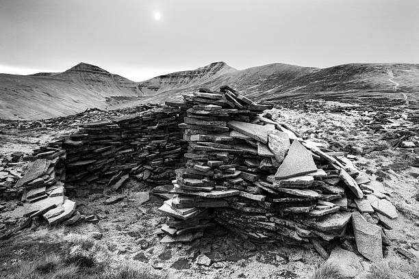 Pen Y Fan Shelter stock photo