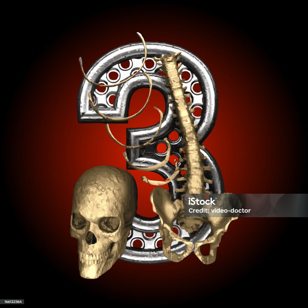 벡터 금속면의 그림 3, 스켈레톤 - 로열티 프리 3 벡터 아트