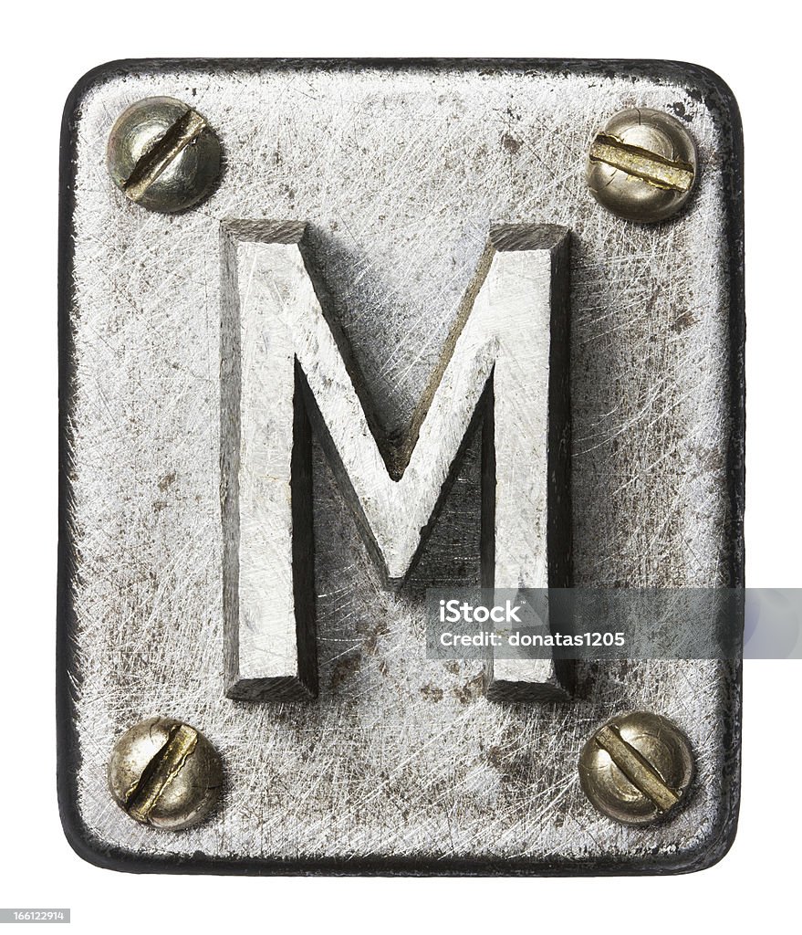 Carta de Metal - Foto de stock de Acero libre de derechos