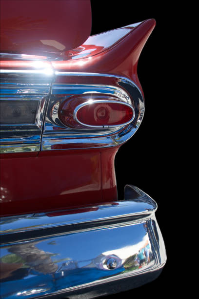 istock Rear fender tail fin and bumper closeup 1661240049