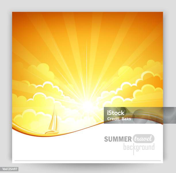 Sunny Background Stock Illustration - Download Image Now - Bright, Cloud - Sky, Day