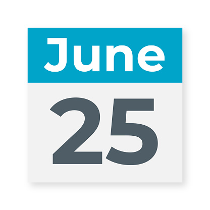 June 25 Calendar Leaf Vector Illustration Stock Illustration Download June 25 Calendar Leaf Vector Illustration Stock Illustration Download