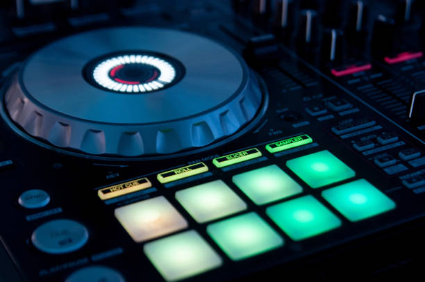 istock DJ console, controller, music open air. Music festival, party 1661260161