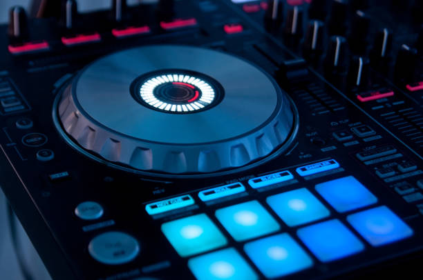 istock DJ console, controller, music open air. Music festival, party 1661260231