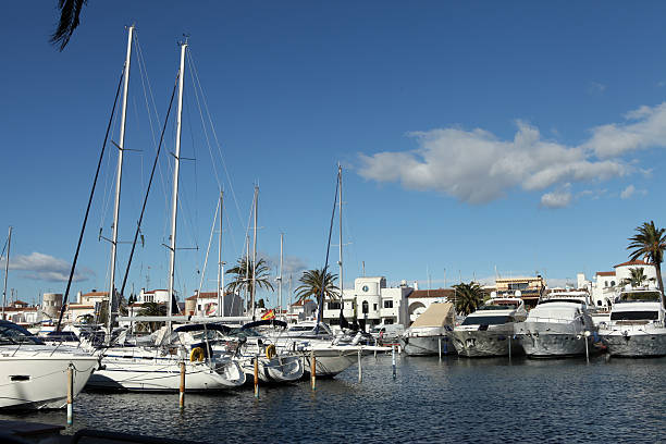 marina - yacht florida yachting nautical vessel stock-fotos und bilder