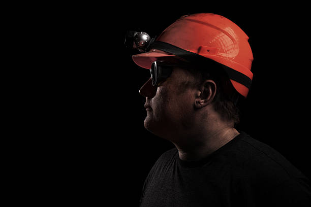 Mine Worker stock photo