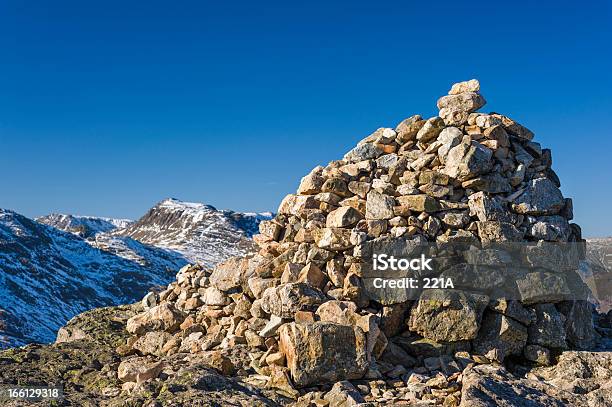 영어 레이브 관구 케른 On 경비병 Of Blisco 0명에 대한 스톡 사진 및 기타 이미지 - 0명, Summit Cairn, 겨울