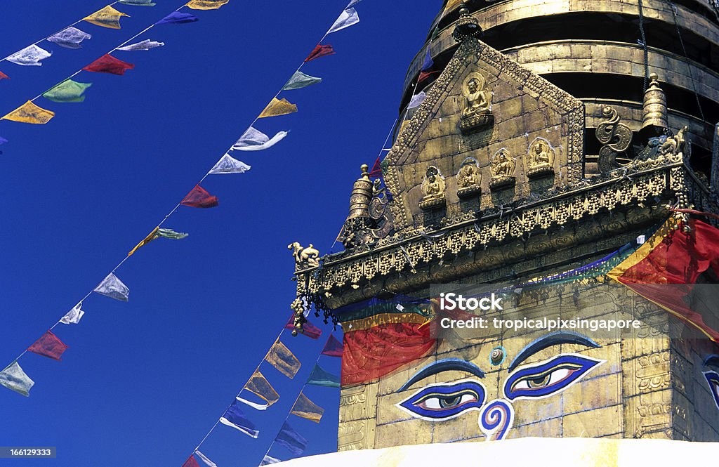 Nepal, Kathmandu, Swayambhunath-Tempel. - Lizenzfrei Nepal Stock-Foto