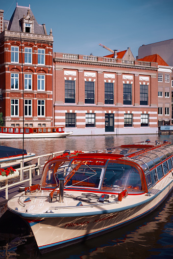 Amsterdam canel boat