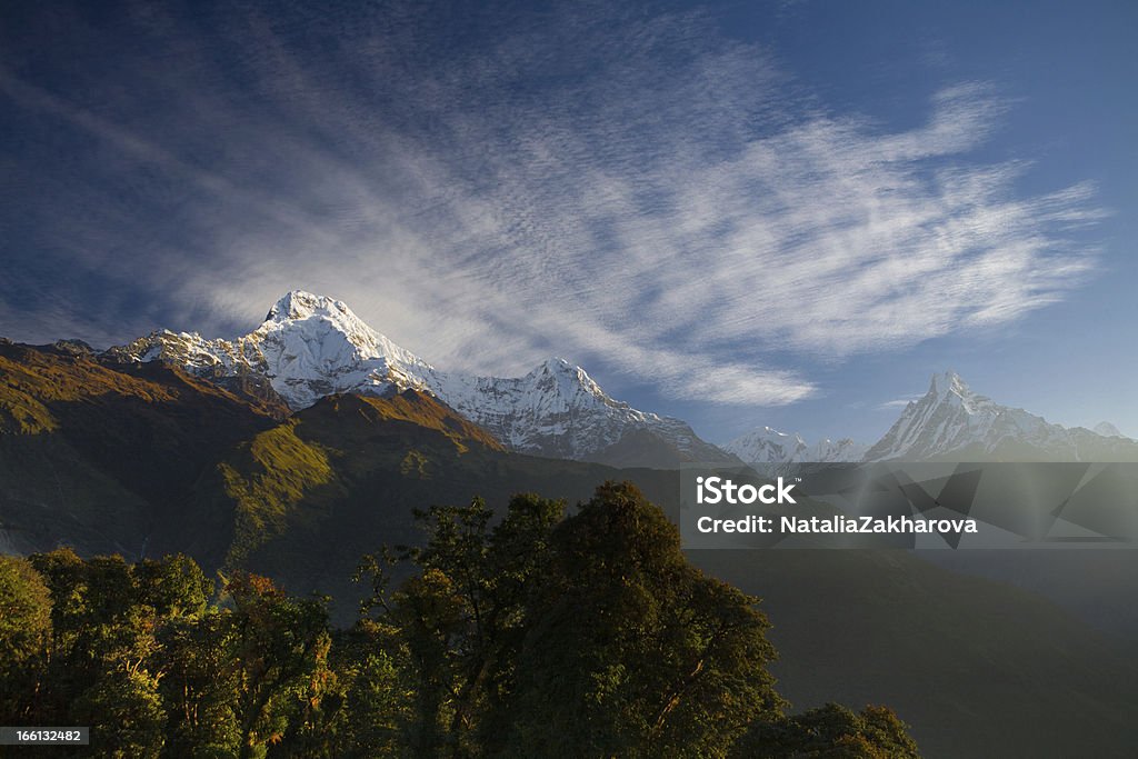 Trekking no Nepal - Royalty-free Amanhecer Foto de stock