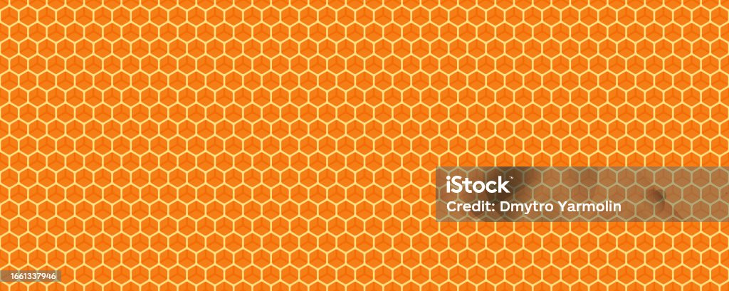 Honey Geometry Pattern Honeycomb Pattern Honey Background With Hexagon Geometry Stock ...