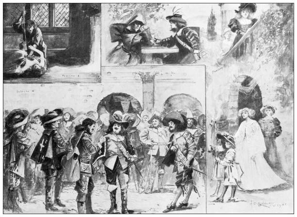 istock Antique image from British magazine: 