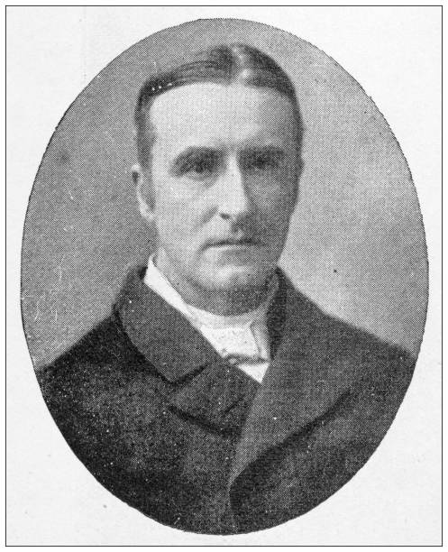 istock Antique image from British magazine: Rev Joseph Wood 1661349436