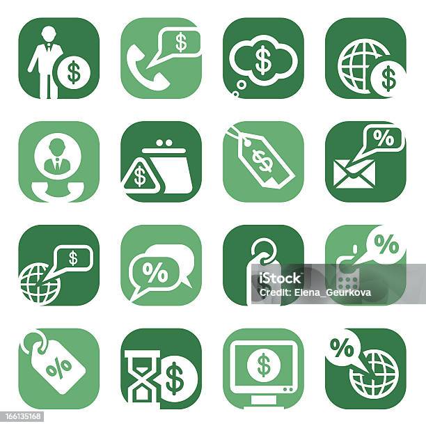 Icônes De Couleur De Largent Vecteurs libres de droits et plus d'images vectorielles de Affaires - Affaires, Aliment, Application mobile