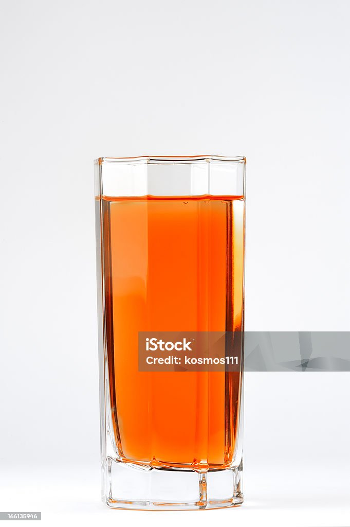 Vetro rosso con un drink - Foto stock royalty-free di Alimentazione sana