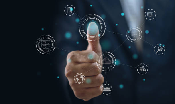 istock Digital transformation change management, internet of things. new technology bigdata and business process strategy, automate operation, customer service management, cloud computing, smart industry 1661365784